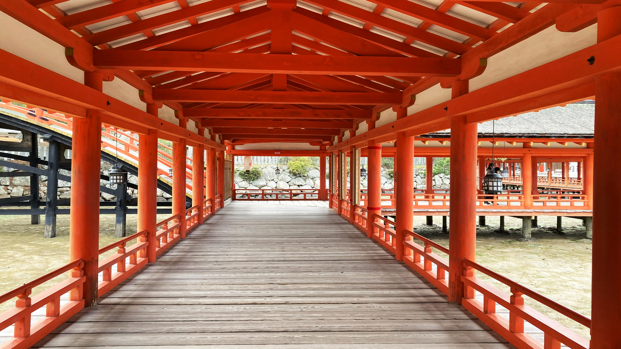 Corridors of Itsukushima Shrine