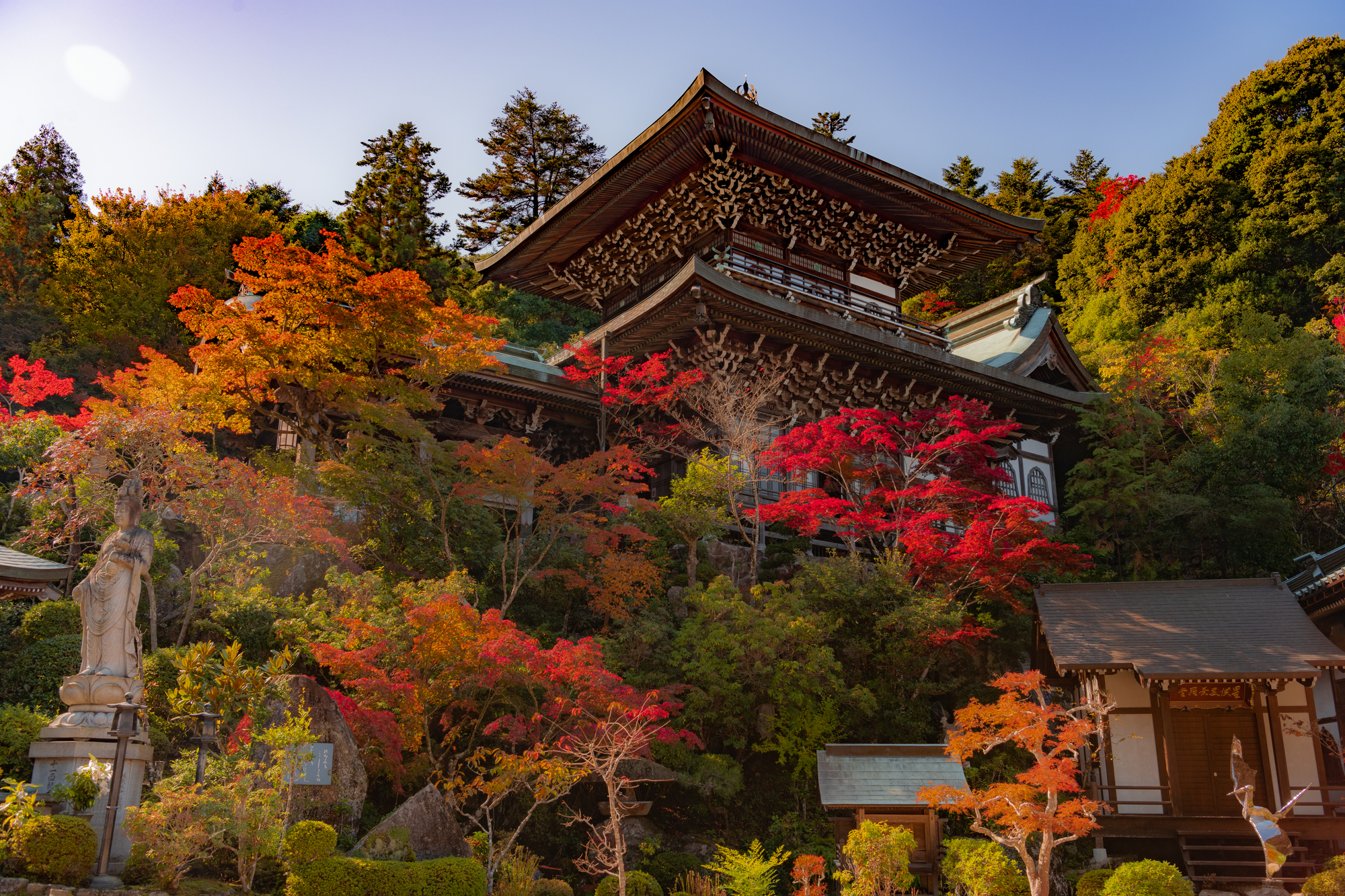 Statues at Daisho-in Temple